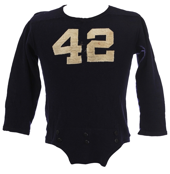 1938 Bud Kerr Notre Dame Fighting Irish Game Worn Jersey (MEARS LOA)