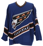 1995-2000 Ken Klee Washington Capitals Game Worn Home Jersey (MEARS LOA)