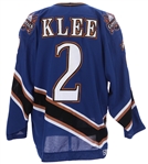 1995-2000 Ken Klee Washington Capitals Game Worn Home Jersey (MEARS LOA)