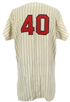 1964 Sid Hudson Washington Senators Signed Game Worn Home Jersey (MEARS LOA/JSA)