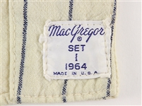 1964 Sid Hudson Washington Senators Signed Game Worn Home Jersey (MEARS LOA/JSA)