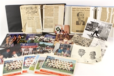 1940s-2000s Warren Spahn Milwaukee Braves Personal Scrapbook & Photo Collection - Lot of 24 (Warren Spahn Estate)