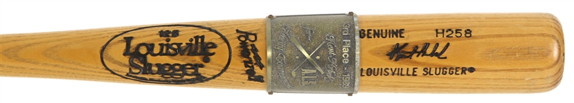 1989 Kent Hrbek Celebrity Golf Tournament for ALS Louisville Slugger 3rd Place Bat 