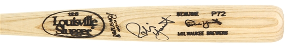 1992-93 Robin Yount Milwaukee Brewers Signed Louisville Slugger Professional Model Bat (MEARS LOA/JSA) Ken Sanders Collection