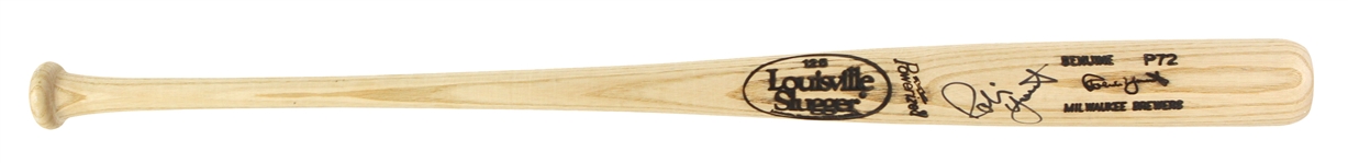 1992-93 Robin Yount Milwaukee Brewers Signed Louisville Slugger Professional Model Bat (MEARS LOA/JSA) Ken Sanders Collection