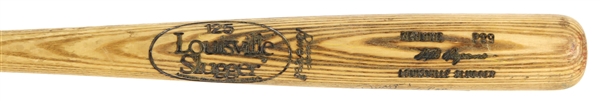 1980-81 Sixto Lezcano Brewers/Cardinals Signed Louisville Slugger Professional Model Game Used Bat (MEARS LOA/JSA)