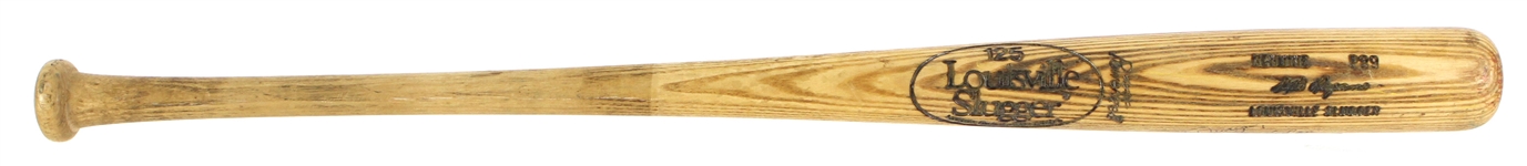 1980-81 Sixto Lezcano Brewers/Cardinals Signed Louisville Slugger Professional Model Game Used Bat (MEARS LOA/JSA)