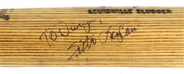 1980-81 Sixto Lezcano Brewers/Cardinals Signed Louisville Slugger Professional Model Game Used Bat (MEARS LOA/JSA)