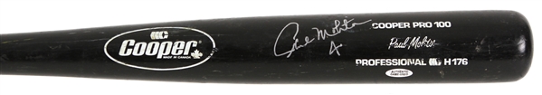 1989-92 Paul Molitor Milwaukee Brewers Signed Cooper Professional Model Game Used Bat (MEARS LOA/JSA)