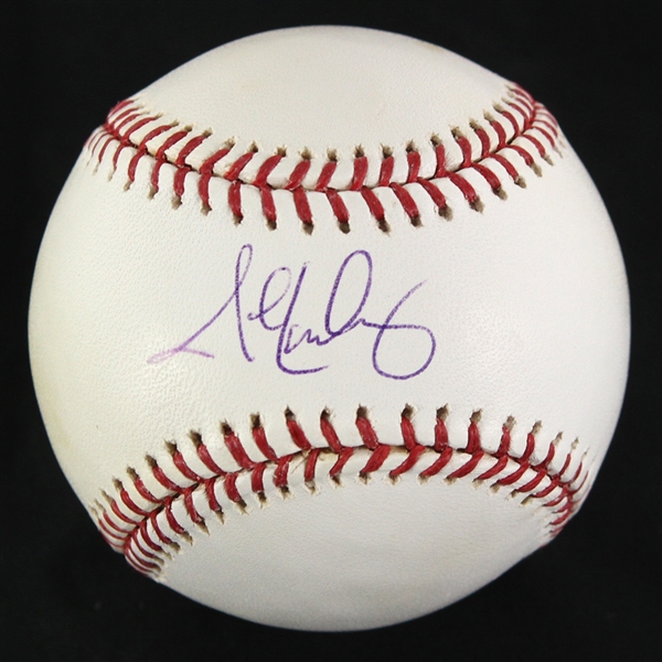 2002-14 John Lackey Los Angeles Angels Singed OML Selig Baseball (JSA)