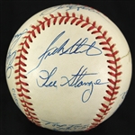 1992 Boston Red Sox Multi Signed OAL Brown Baseball w/ 10 Signatures Including Wade Boggs, Frank Viola, Jeff Reardon & More (JSA)