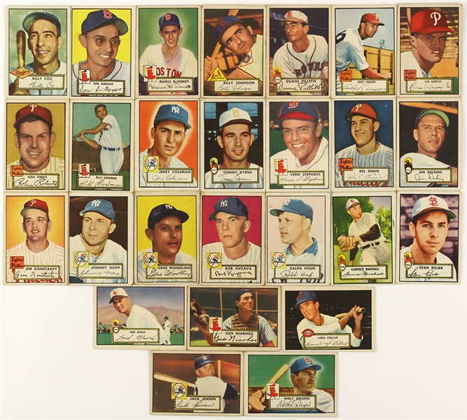1952 Topps Group of 26