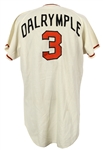 1971 Clay Dalrymple Baltimore Orioles Signed Home Jersey (MEARS LOA/JSA)