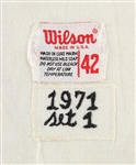 1971 Clay Dalrymple Baltimore Orioles Signed Home Jersey (MEARS LOA/JSA)