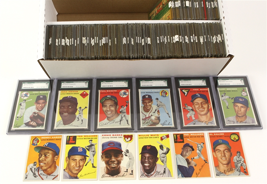 1954 Topps Complete Set (250/250)