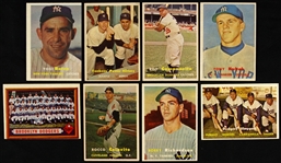 1957 Topps Near Complete Set (395/407)