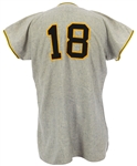 1950 Tom Saffell Pittsburgh Pirates Game Worn Road Jersey (MEARS LOA)