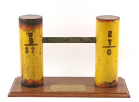 1961 (December 31) Green Bay Packers New York Giants City Stadium NFL Championship Game Used Goalpost Sections (MEARS LOA)