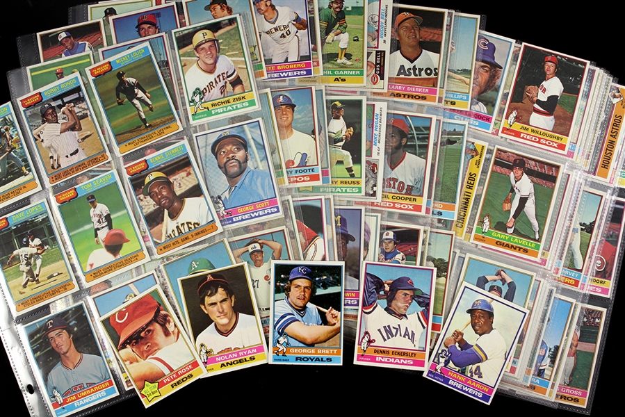 1976 Topps Complete Set (660/660) Plus Traded Set