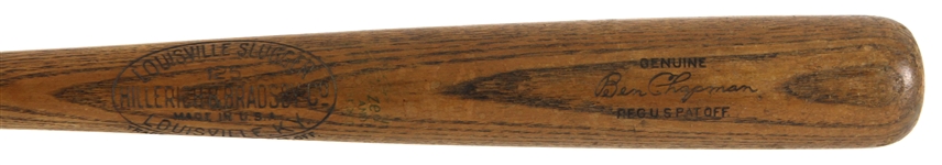 1932 Ben Chapman New York Yankees H&B Louisville Slugger Store Model Bat (PSA/DNA)