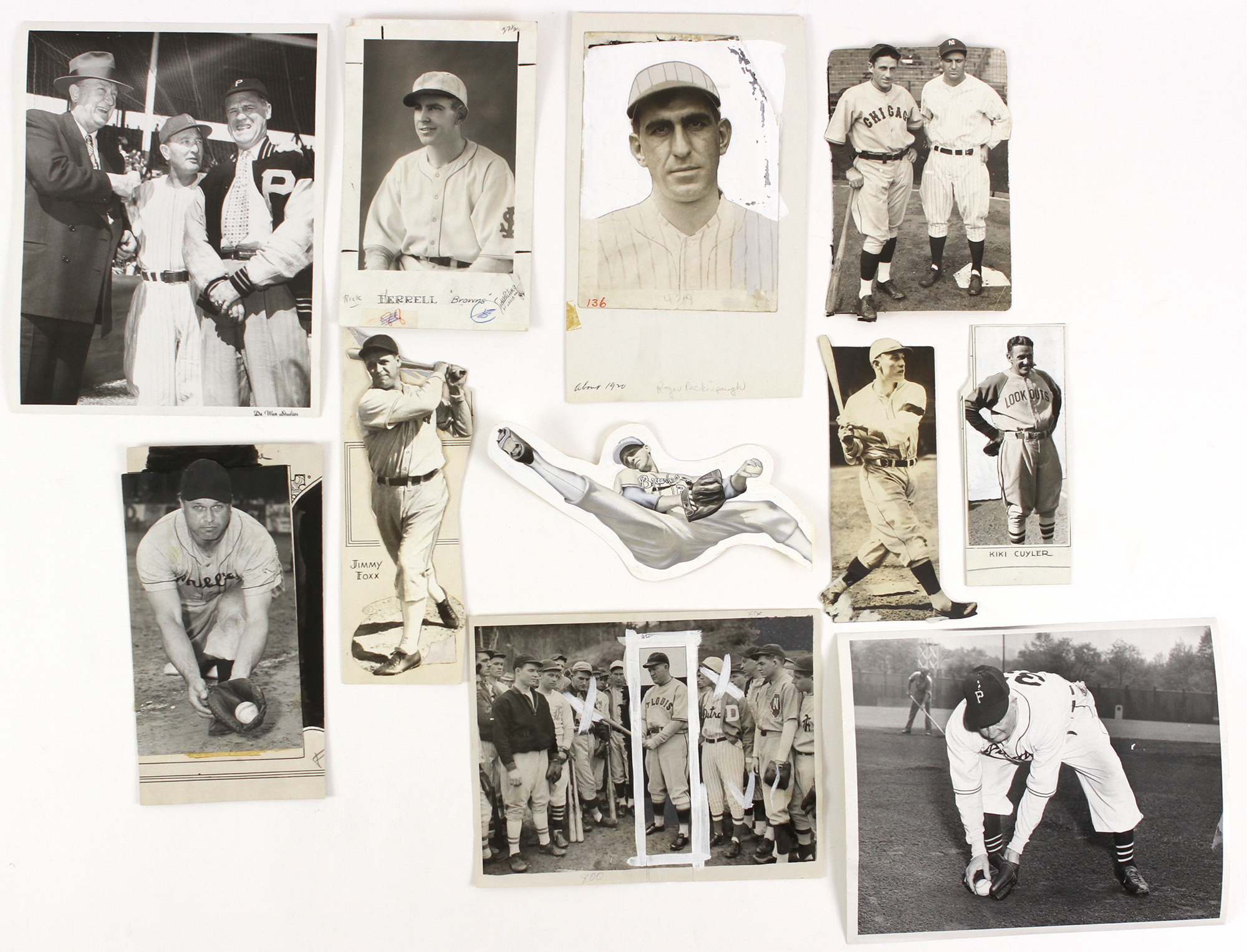 Lot Detail - 1920's-50's Baseball Original Photo Collections - Lot of ...