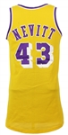 1984-85 Chuck Nevitt Los Angeles Lakers Game Worn Home Jersey (MEARS LOA)