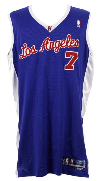 2002-03 Lamar Odom Los Angeles Clippers Game Worn Road Jersey (MEARS LOA)