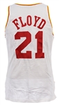 1990's Sleepy Floyd Houston Rockets Game Worn Home Jersey (MEARS LOA)