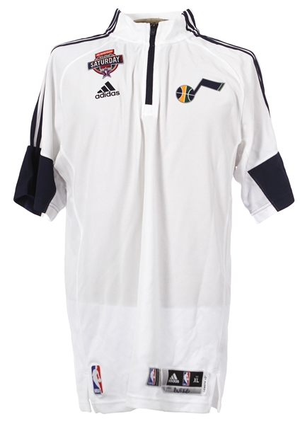 2015 Trey Burke Utah Jazz NBA All Star Weekend Shooting Shirt (MEARS LOA/MeiGray)