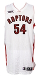 2015 (April 18) Patrick Patterson Toronto Raptors Playoffs Worn Home Jersey (MEARS LOA/MeiGray)