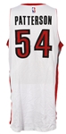 2015 (April 18) Patrick Patterson Toronto Raptors Playoffs Worn Home Jersey (MEARS LOA/MeiGray)