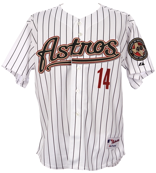 2001 Charlie Hayes Houston Astros Game Worn Home Jersey (MEARS LOA)