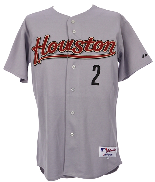 2000 Morgan Ensberg Houston Astros Road Jersey (MEARS LOA)