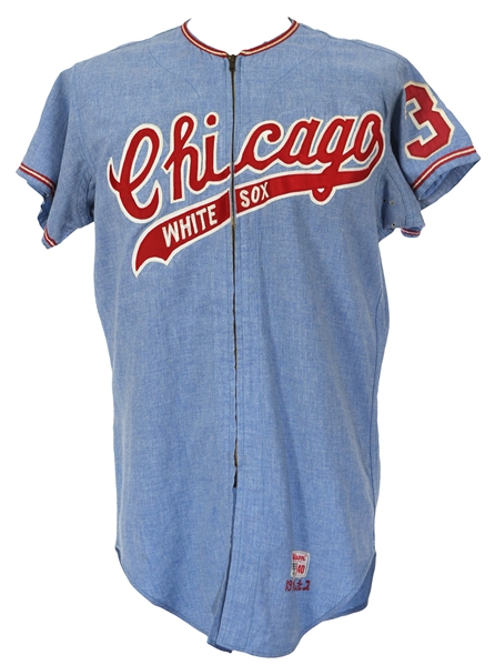 1971 Don Eddy Chicago White Sox Game Worn Road Jersey (MEARS LOA) Last Season Flannel