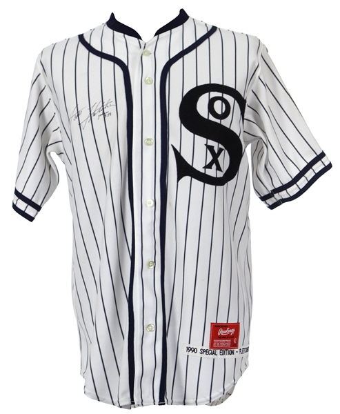 1990 Scott Fletcher Chicago White Sox Signed Game Worn Throwback Uniform (MEARS LOA/JSA)