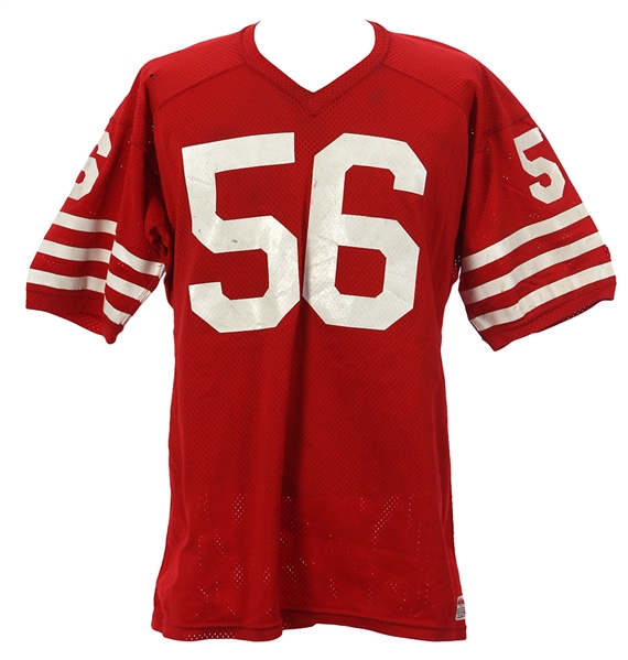 1970-73 Bob Hoskins San Francisco 49ers Game Worn Home Jersey (MEARS LOA) 