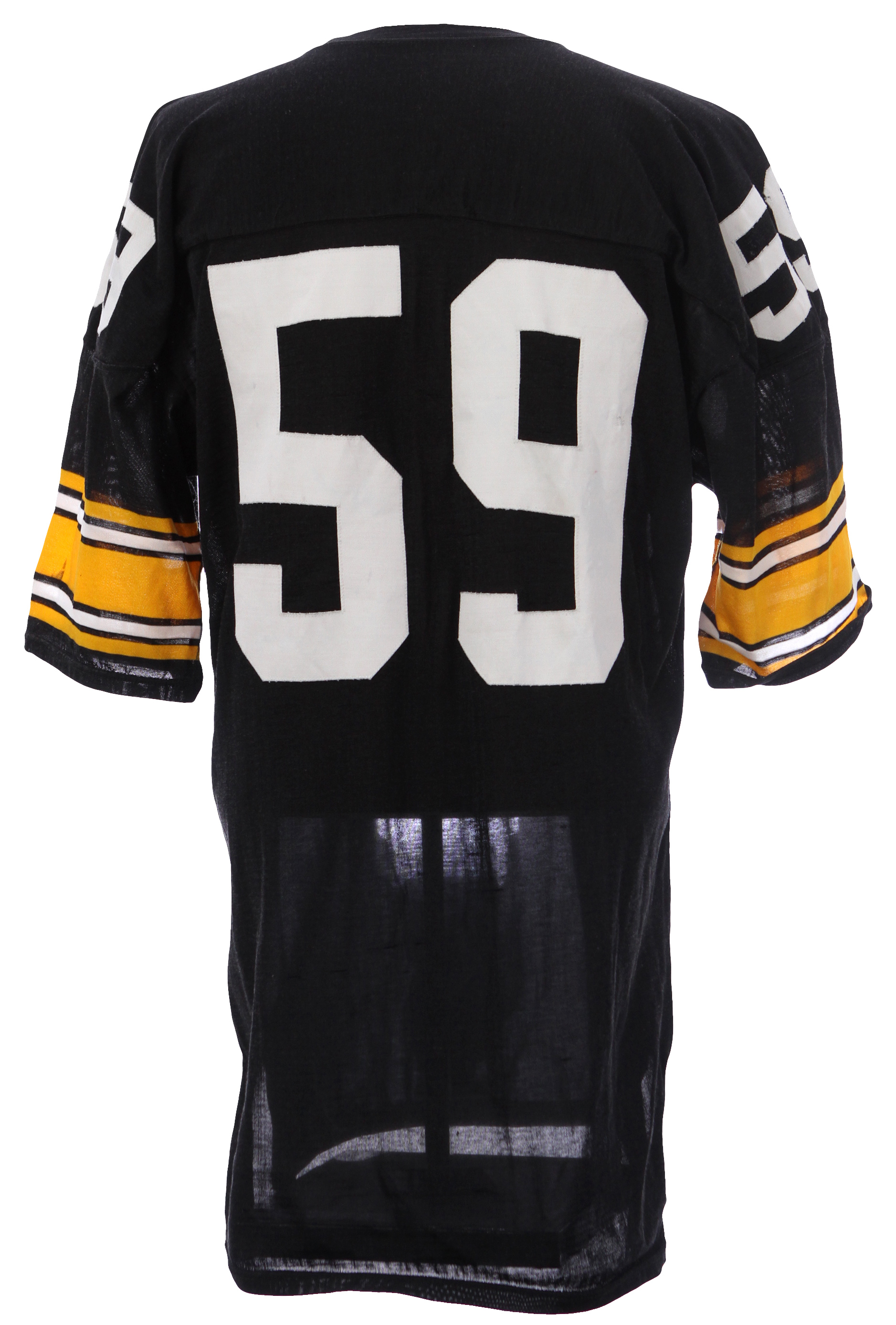 2018 Pittsburgh Steelers #33 Game Issued Yellow Football Jersey 839