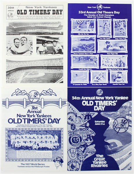 1976-1980 New York Yankees Old Timers Day Program (5)