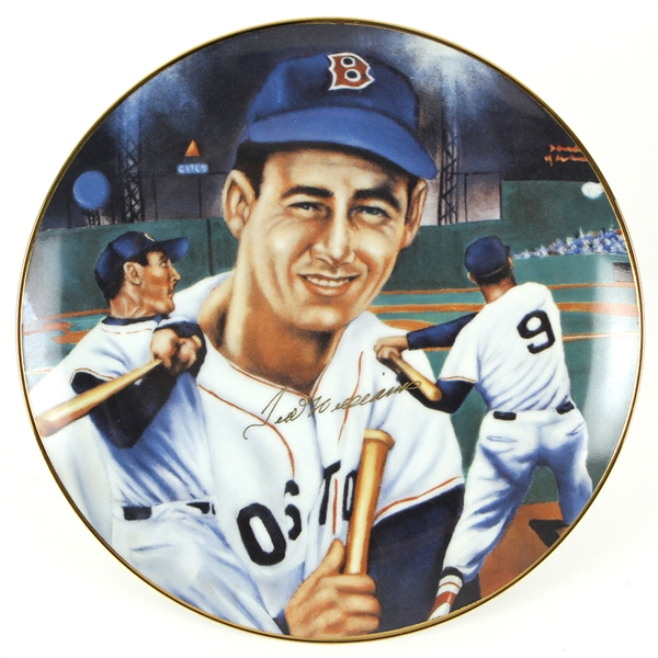 1987 Ted Williams Gold Edition Sports Impressions Collectors Plate