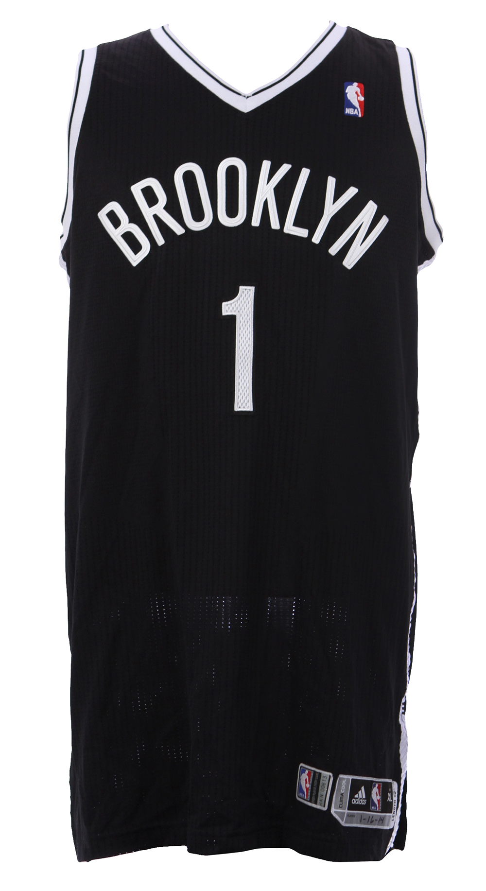 Lot Detail - 2014 (January 16) Mason Plumlee Brooklyn Nets Game Worn ...