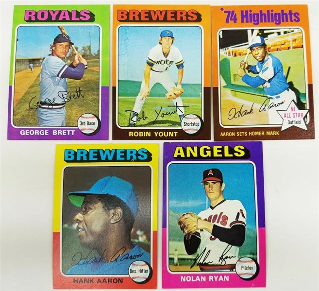 1975 Topps Baseball Complete Set (660/660) EX+