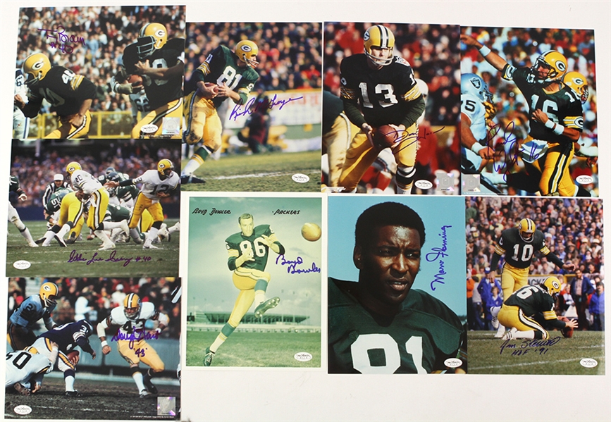 1980s-90s Green Bay Packers Signed 8" x 10" Photos - Lot of 58 *JSA*