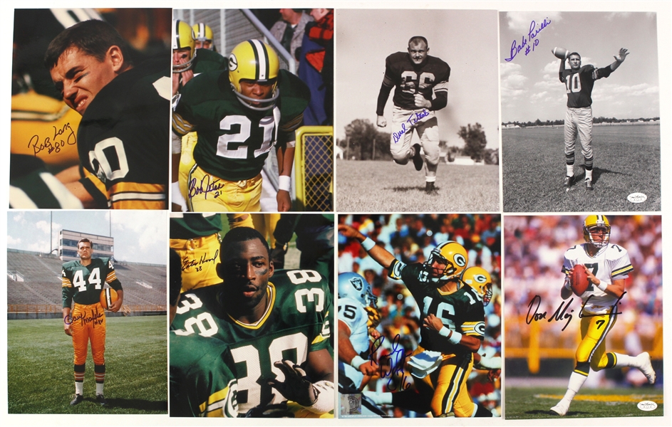 Lot Detail - 1980's-90's Green Bay Packers Signed 8" X 10" Photos - Lot ...