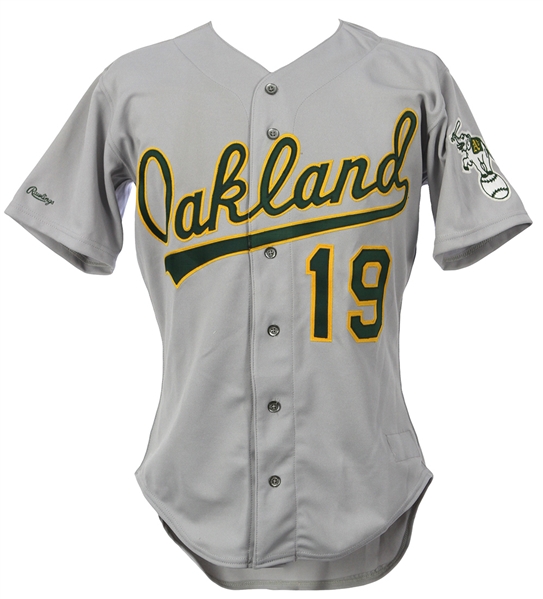 1988 Gene Nelson Oakland Athletics Game Worn Road Jersey (MEARS LOA)