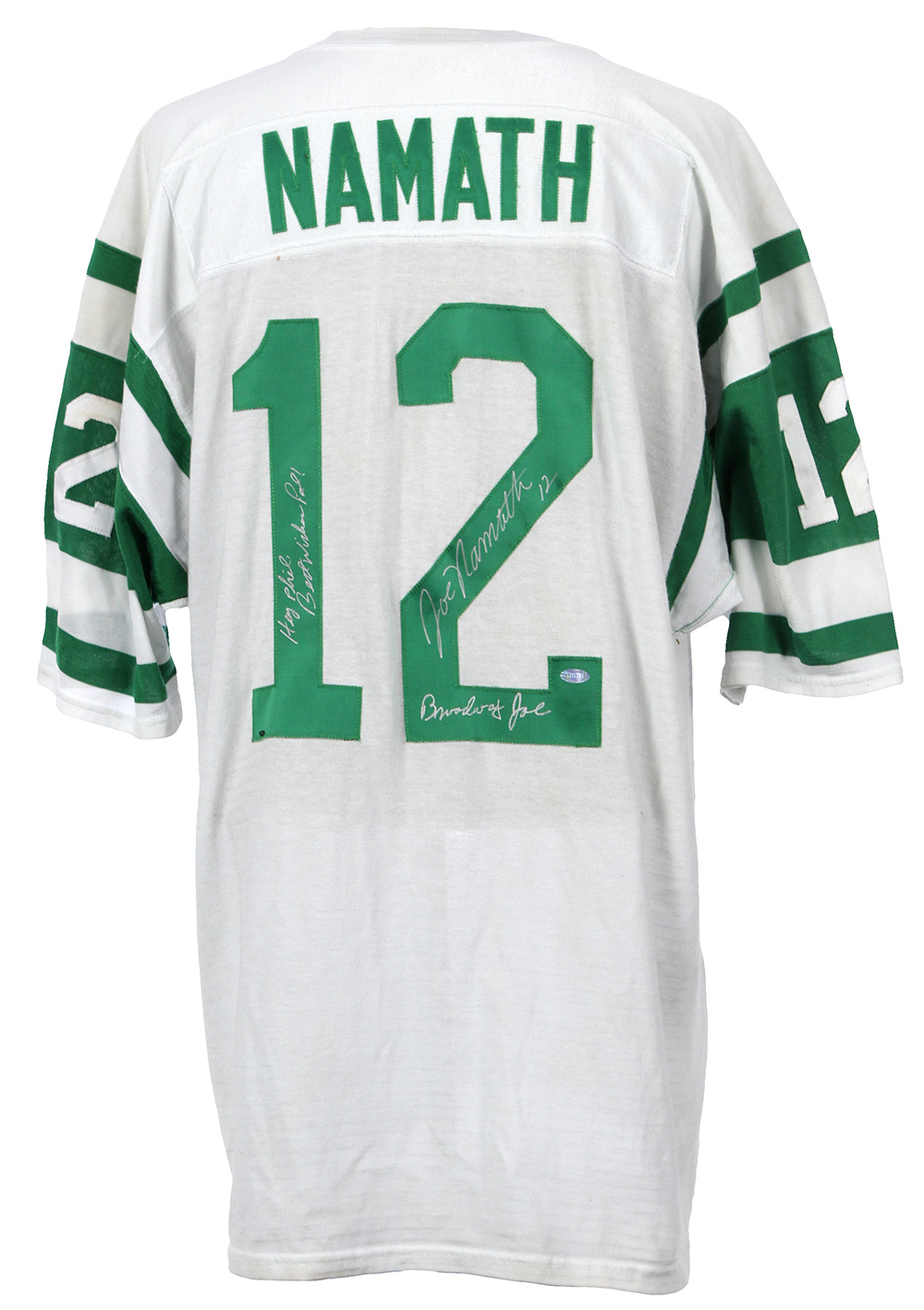 Joe Namath 1973-74 New York Jets Game-Worn, Signed Jersey (JSA)