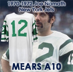 Lot Detail - 1970-1972 circa Joe Namath New York Jets Signed Game