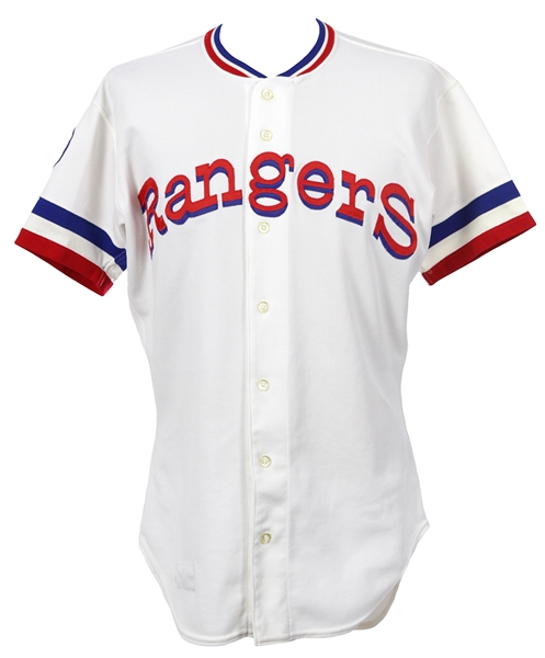 1981 Jon Matlack Texas Rangers Game Worn Home Jersey (MEARS LOA)