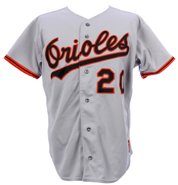 1989-90 Frank Robinson Baltimore Orioles Road Jersey 