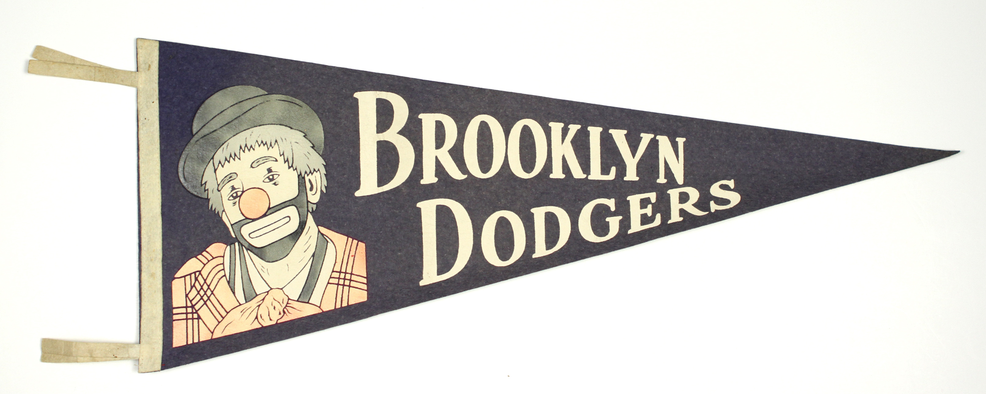 Lot Detail - 1950s Emmett Kelly’s The Bum Brooklyn Dodgers 29” Full ...