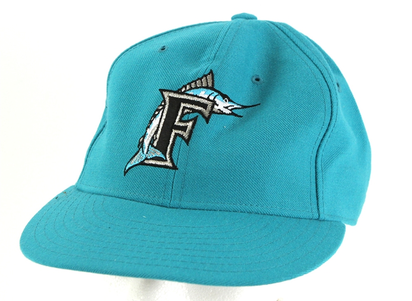 1994-95 Florida Marlins Game Worn Cap (MEARS LOA)